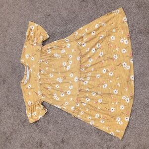 Arizona Jean Company Yellow Floral Kids Dress